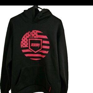 Redcon1 The Highest State Of Readiness Black Men M Hoodie Powerlifting Gym EUC